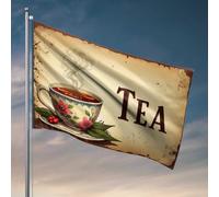 Accessoires de grotte pour homme et décoration d'une tasse de thé à la vapeur avec motif floral drapeau de chambre Stuff Country Boy drapeaux (152 x 244 cm)