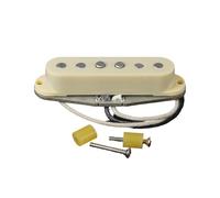 Accessoires De Guitare Électrique Entrelacés De Micro À Bobine Unique Alnico 5 Rétro Professionnel Micro Électrique Simple Bobinage Alnico 5(White Neck)