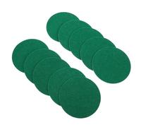 Accessoires de Hockey à Air, Lot de 10 Pastilles Rondes en Fibre Polyester | Glisse Fluide, Remplacement pour Maillets et Surface de Table, Usage Arcade ou Mini Table à Domicile