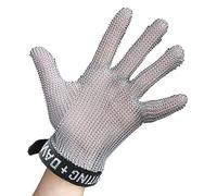 accessoires de jardinage, Gants anti-coupures en acier inoxydable - Protection de niveau 9, gants sécurité for la sculpture sur bois, le jardinage, découpe du verre et travail cotte mailles(1pcs/XL)