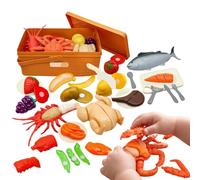 Accessoires de jeu de cuisine pour enfants, apprentissage préscolaire avec panier, jouets pour la cuisine des enfants, pour la maison, les anniversaires, les activités préscolaires, les fêtes et les