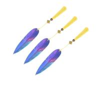 Accessoires de jeu de rôle, fléchettes imprimées en 3D, armes de personnage d'anime, décorations d'Halloween, objets de collection de films (3 pièces, colorés)