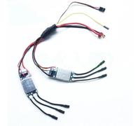 Accessoires de Jouets Contrôleur de Vitesse ROV 40Ax2, propulseur de Moteur sous-Marin Double Voie 2ch mélange sans balais ESC 2-6S Lipo pièces pour Robot réservoir RC 1 pièce