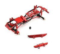 Accessoires de Jouets Kit de châssis à Cadre assemblé en Alliage d'aluminium, pour Axial SCX24 AXI00005 Jeep Gladiator 1/24 RC, pièces de Mise à Niveau de Voiture sur chenilles(Red)