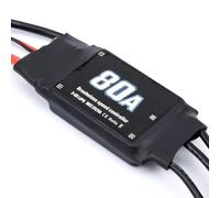 Accessoires de jouets Nouveau contrôleur de vitesse ESC sans balais 80A 2-6S avec 5V 5A Compatible avec UBEC for avion RC hélicoptère FPV hélicoptère Drone