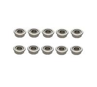 Accessoires de Jouets Roulements à Billes en Acier, diamètre intérieur 2/3/4/5/6/8/10mm, roulements à Bride de Moteur pour Bricolage, Kit d'arbre de Bateau RC, pièces de Transmission, 10 pièces(5mm)