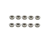 Accessoires de Jouets Roulements à Billes en Acier, diamètre intérieur 2/3/4/5/6/8/10mm, roulements à Bride de Moteur pour Bricolage, Kit d'arbre de Bateau RC, pièces de Transmission, 10 pièces(3mm)