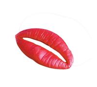 Accessoires De Lèvres Drôles - Décor De Bouche De Saucisse Rouge, Grande Couverture Faciale En Latex | Accessoires De Lèvres Drôles Pour Et Adultes, Trucs De Farces, Jouets Photo De Cosplay, F