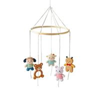 Accessoires De Lit À Barreaux | Décoration Naturelle Faite Main Et Lisse | Décoration de Chambre de Bébé Garçon - Pour Garçons Et Filles Maison Salle De Bain Berceau Mobile Fêtes