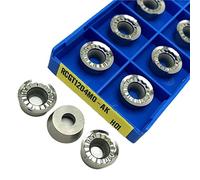 Accessoires de machine à lame tournante à haute té 10 pièces RPGT1003 RPGT10T3 RPGT1204 AK H01 plaquettes de tournage en aluminium outil de tournage de fraisage indexable CNC traitement du cuivre et d