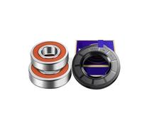 Accessoires de machine à laver, compatibles for Samsung, joint d'eau de machine à laver à tambour (45,5 * 84 * 10/12) + roulements 2 pièces (6206 6207) pièces de bague d'étanchéité for joint d'huile