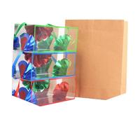 Accessoires de magicien pour adultes - Sac en papier magique apparaissant dans une boîte à fleurs - Sac en papier apparaissant en forme de fleur dans une boîte vide pour et adultes