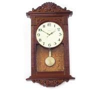 Accessoires de maison de poupée et meubles Corloge murale en bois vintage 1/12 Accessoires à échelle Diy Miniature Things For Living Room Study Room, Dollhouse Miniatures