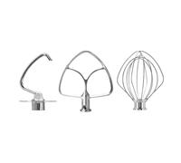 Accessoires de mélangeur, compatibles avec Kitchenaid 4.5-5QT, support à tête inclinable K45WW, fouet fil K45DH, crochet pâte, batteur bord plat