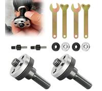 Accessoires de meuleuse 10 pièces - robuste winkelschleifer pleuel set, adaptateur winkelschleifer zubehör, winkelschleifers adapter et adapter für bohrmaschine pour convertir une perceuse 10-13 mm