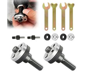 Accessoires de meuleuse 10 pièces - robuste winkelschleifer pleuel set, adaptateur winkelschleifer zubehör, winkelschleifers adapter et adapter für bohrmaschine pour convertir une perceuse 10-13 mm