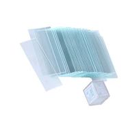 Accessoires de microscope, 50 lames par boîte + 100 pochettes par boîte, idéal pour la microscopie, le laboratoire et l'éducation, accessoires de microscope, ensemble de lames et de couverture