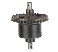 Accessoires de Mise à Niveau en Alliage d'aluminium et d'acier à engrenage différentiel RC pour Traxxas Slash 4X4 HQ727 1/10 RC Car Système de Transmission de Puissance Durable (Noire)