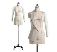 Accessoires de modèle drapés, Torse de Mannequin féminin avec Bras Souples, Mannequin de couturière sur Roues, Adulte Pleine Taille