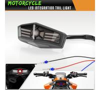 Accessoires De Modification De Moto Feu ArrièRe Led IntéGré Avec Clignotant, Feu De Plaque D'immatriculation, Feu De Circulation Respiratoire Dynamique