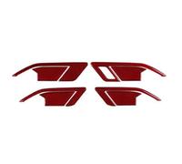 Accessoires De Modification Intérieure Voiture, Poignée Porte, Décor Bol, Autocollant Couverture Pour Golf 8 2020 - 2023 anti-poussière(Red b RHD)