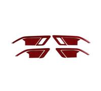 Accessoires De Modification Intérieure Voiture, Poignée Porte, Décor Bol, Autocollant Couverture Pour Golf 8 2020 - 2023 anti-poussière(Red c LHD RHD)