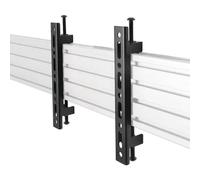 B-Tech BT8390-VESA200F - Accessoires de montage d'écran plat (Noir, 70 kg, 106,7 cm (42"), 81,3 cm (32"), Glissière, 28 mm)