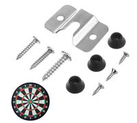 Accessoires de montage pour cible de fléchettes - Support de suspension pour cible de fléchettes - Accessoires de montage en métal pour cible de fléchettes - Kit de montage mural résistant à l'usure