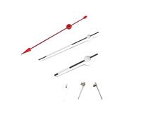 Accessoires de montre multifonction chronographe course secondes 6 broches lumineux aiguille pour montre Seiko VK63 Mouvement, 6 broches argentées - 13 mm, taille unique