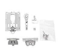 Accessoires de moteur de remplacement pour tondeuse à cheveux électrique, matériau ABS durable de qualité supérieure, installation facile, adapté à la tondeuse à cheveux 8591 (Argent)
