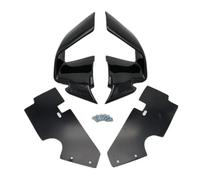 Accessoires de Moto Aileron Avant De Carénage Supérieur De Moto avec Boulons Aileron Avant pour BMW pour S1000RR pour M1000RR 2019 2020 2021 2022 Carénage De Moto(Bright Black)
