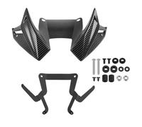 Accessoires de Moto Aileron D'aileron D'appui Avant Nu De Moto Aileron Aérodynamique Déflecteur D'aile pour CB500 pour CB 500 pour Hornet 2024 2025 Carénage De Moto(Twill Pattern)