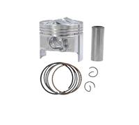 Accessoires de moto, alésage de cylindre 49 mm, 49,25 mm, 49,5 mm, segments de piston, kit complet compatible avec les pièces de moto automobile GSX250R GJ72A GJ73A GJ74A GSF250(Piston Kit 49.5mm)
