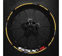 Accessoires De Moto Bandes Réfléchissantes pour Bords Jantes Autocollants Réfléchissants pour Roues pour Suzuki Gsx-s750 Gsxs1000 des pièces de Rechange(Style 12)