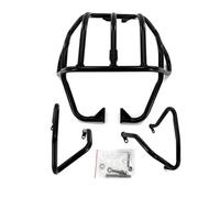 Accessoires de moto, barre de protection supérieure et inférieure pour autoroute, compatible avec BMW G650GS Sertao 08-16 F650GS Dakar 99-08 Corps Cadre Kit Pare carters pour(Black-1 Set)