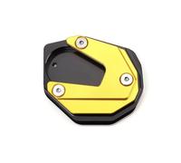 Accessoires De Moto CNC Plaque Agrandie Support Latéral Support De Pied pour Kawasaki ER-6F ER-6N 2012-2016 ER6F ER6N(Yellow)