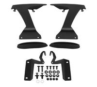 Accessoires de Moto Déflecteur D'aile Avant De Moto Aileron Nu Aileron Aérodynamique Carénage Aile pour Kawasaki pour ZX6R pour ZX 6R pour ZX-6R 2024- Carénage De Moto(Matte Black)