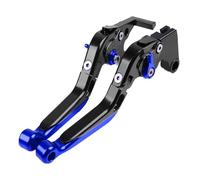 Accessoires De Moto Leviers De Frein Et D'embrayage Boutons Poignées De Guidon Pour ER6N ER-6N ER 6N 2004 2006 2007 2008(Blue)