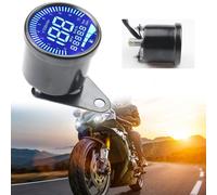 Accessoires De Moto Modifié Universel Moto Compteur De Vitesse Rétro-Éclairage Lcd Numérique Tachymetre Odometre Jauge D'huile