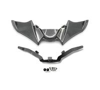 Accessoires de Moto Pièces De Moto Kit D'aileron Avant Nu Winglet Aileron Aérodynamique pour MT 09 pour MT09 pour MT-09 SP 2021 2022 2023 Carénage De Moto(Look de Fibre de Carbone)