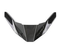 Accessoires de Moto pour 368 G pour 368G 2025 Moto Carénage Arrière Becquet Couvercle D'aile Arrière Protecteur De Bec Carénage Ailettes Aérodynamiques Carénage De Moto(Motif Fibres Carbone)