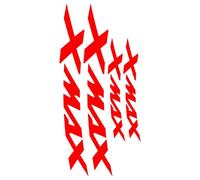 Accessoires De Moto Réfléchissants Autocollant Roue Autocollants Moyeu Bande Jante pour Yamaha Xmax 150 250 300 Xmax300 Xmax250 Xmax150