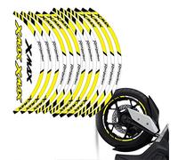 Accessoires De Moto Réfléchissants Autocollant Roue Autocollants Moyeu Bande Jante pour Yamaha Xmax 150 250 300 Xmax300 Xmax250 Xmax150