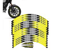Accessoires De Moto Réfléchissants pour Ducati Scrambler 1100 800 ICON/SIXTY2/URBAN Enduro Autocollant Roue Moyeu Bande Jante