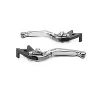 Accessoires De Moto Réglables Pour SUZUKI DL650 V-STROM 2011-2022 2013 2014 2016 2018 2021 Leviers D'embrayage De Frein Extensibles Pliants(Argent)