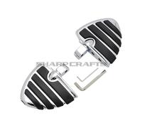 Accessoires De Moto Repose-Pieds Avant Et Arrière Repose-Pieds Pédales Marchepieds Pour Honda Shadow 750 Vt750 Ace/Aero/Spirit/Phantom Vtx1300 Vtx1800 Vt1300 Fury Steed Vt600 Vlx - Type Rear-Chrome #F
