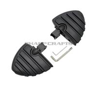 Accessoires De Moto Repose-Pieds Avant Et Arrière Repose-Pieds Pédales Marchepieds Pour Honda Shadow 750 Vt750 Ace/Aero/Spirit/Phantom Vtx1300 Vtx1800 Vt1300 Fury Steed Vt600 Vlx - Type Front-Black #A