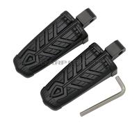 Accessoires De Moto Repose-Pieds Avant Et Arrière Repose-Pieds Pédales Marchepieds Pour Honda Shadow 750 Vt750 Ace/Aero/Spirit/Phantom Vtx1300 Vtx1800 Vt1300 Fury Steed Vt600 Vlx4 - Type Rear-Black #A