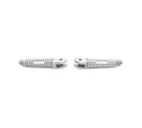 Accessoires De Moto Repose-Pieds Avant Pédale Aluminium pour Trident 660 pour TRIDENT660 2021-2024 Arrière Pédale(White)