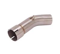 Accessoires De Moto Silencieux D'échappement Modifier 51MM Tuyau De Lien Moyen Pour SUZUKI SV650 SV 650 650X 650S 2003-2015(Argent)